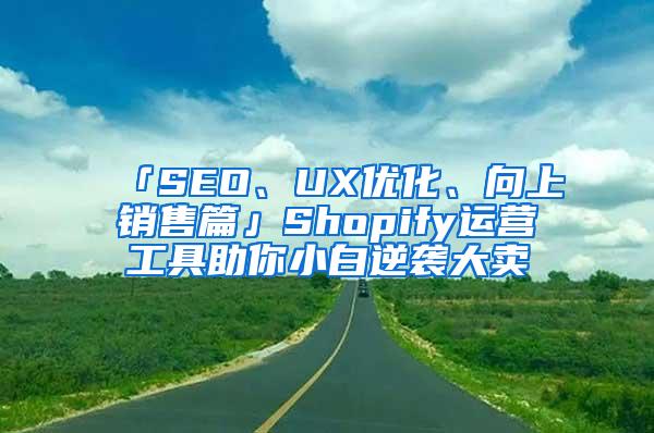 「SEO、UX优化、向上销售篇」Shopify运营工具助你小白逆袭大卖