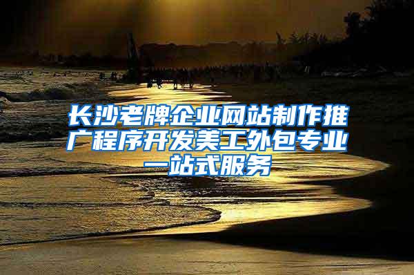长沙老牌企业网站制作推广程序开发美工外包专业一站式服务